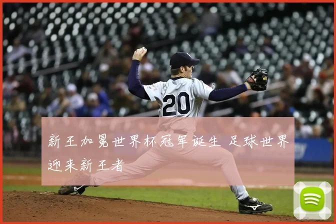 新王加冕世界杯冠军诞生 足球世界迎来新王者