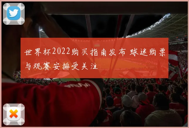 世界杯2022购买指南发布 球迷购票与观赛安排受关注